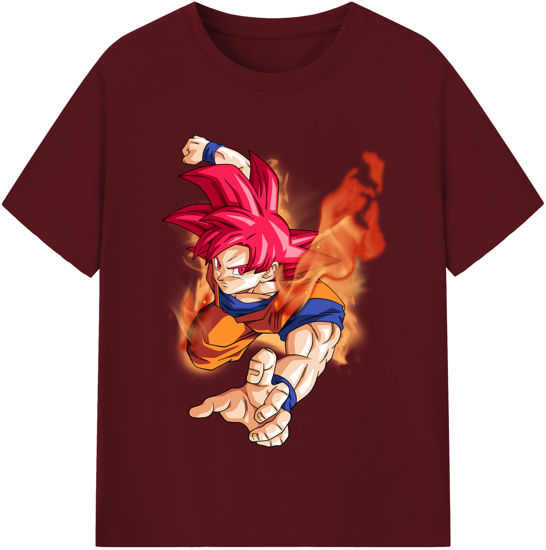 （画像用） ドラゴンボール 孫悟空（そん ごくう）Son Goku カカロット DRAGON BALL Kakarotto 綿100％半袖Tシャツ（フロントプリント）